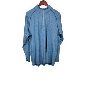 Under Armour Men's Size X-Large Green 1/4 Zip Pullover Loose HeatGear Spacedye